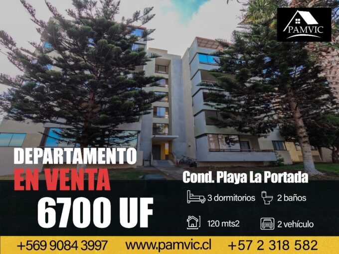 Departamento Condominio Playa La Portada