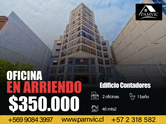 arriendo oficina edificio contadores