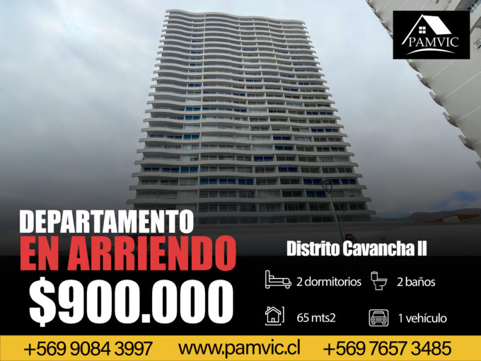 Departamento Tipo Mariposa en Arriendo en Distrito Cavancha 2