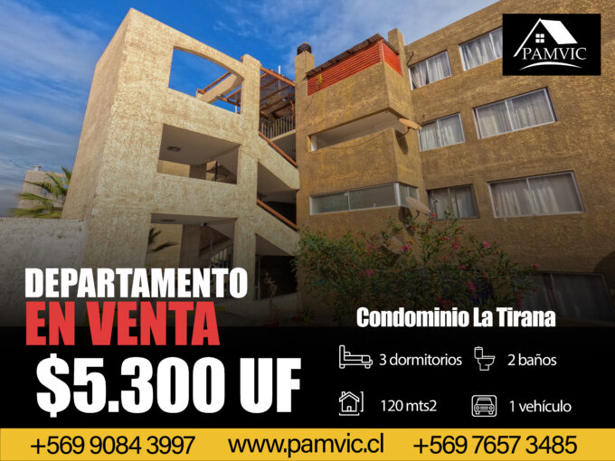 Departamento en Venta en Condominio La Tirana