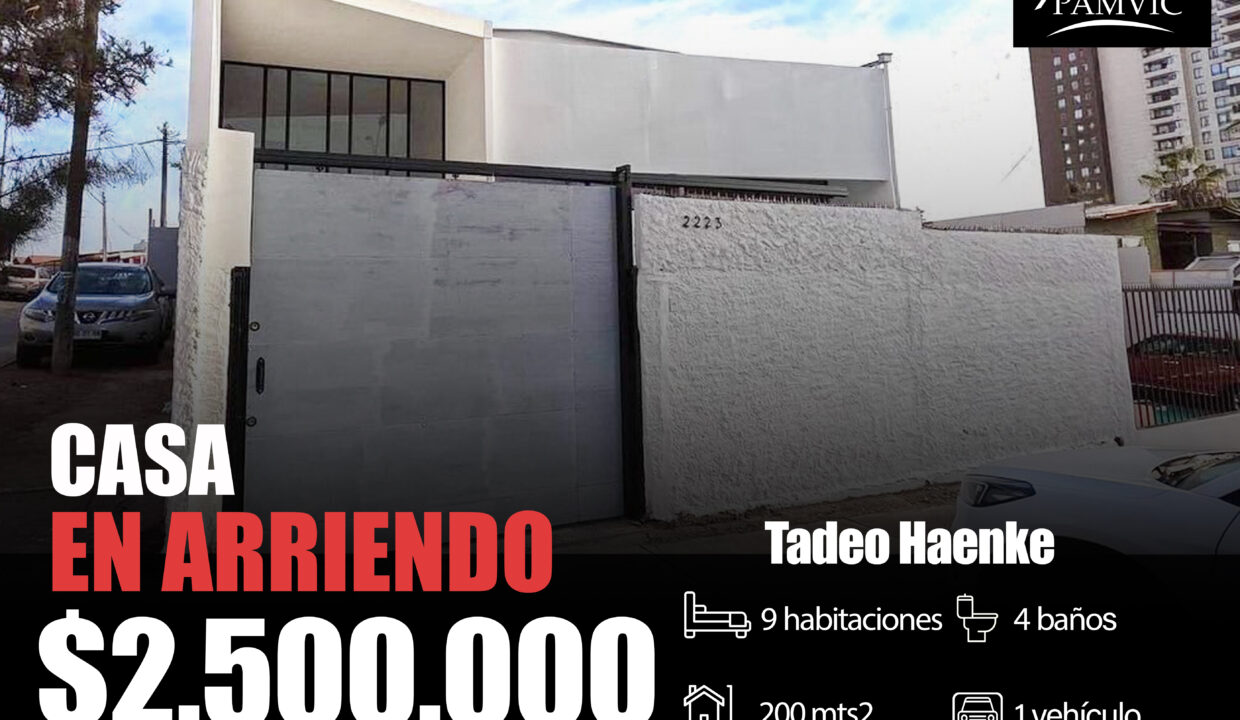 Portada casa en arriendo